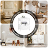SoBuy FRG258-II-W Mesita de Noche con 2 cajones y Estante Blanco 45 x 38 x 55 cm