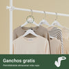 SoBuy KLS03-II-W Perchero de Ropa con 4 barras Blanco