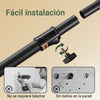 SoBuy FRG34-II-SCH Perchero Telescopico de Ropa con 3 barras y 3 cestas Negro
