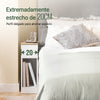 Preventa-SoBuy FBT111-E-WNx2 Set de 2 Mesita de noche delgada con estación de carga Blanco