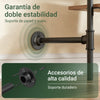 SoBuy KLS19-SCH Perchero de Pared con 4 Barras para Colgar Negro 265x48x220cm