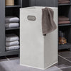 SoBuy BZR105-DG Armario de Baño con Cesto para Colada Gris