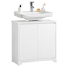 SoBuy BZR108-II-W Mueble para Debajo del Lavabo con 2 Puertas