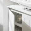 SoBuy BZR108-II-W Mueble para Debajo del Lavabo con 2 Puertas