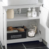 SoBuy BZR108-W Mueble para Debajo del Lavabo