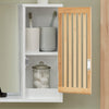 SoBuy BZR128-W Armario de Pared con Espejo con Puerta