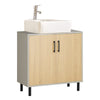 SoBuy BZR133-NG Mueble para Debajo del Lavabo Fregadero con 2 Puertas