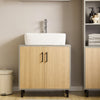 SoBuy BZR133-NG Mueble para Debajo del Lavabo Fregadero con 2 Puertas