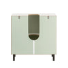 SoBuy BZR139-GR Mueble para Debajo del Lavabo Fregadero 60 x 30 x 60 cm Verde y Blanco