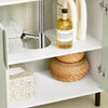 SoBuy BZR139-GR Mueble para Debajo del Lavabo Fregadero 60 x 30 x 60 cm Verde y Blanco