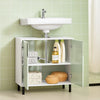 SoBuy BZR139-GR Mueble para Debajo del Lavabo Fregadero 60 x 30 x 60 cm Verde y Blanco