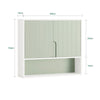 SoBuy BZR140-GR Armario de Pared para Baño Verde 60 x 15 x 54 cm