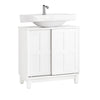 SoBuy BZR142-W Mueble para Debajo del Lavabo con 2 Puertas