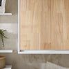 SoBuy BZR144-WN Armario de Pared para Baño con 2 Puertas y 2 Compartimentos