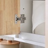 SoBuy BZR144-WN Armario de Pared para Baño con 2 Puertas y 2 Compartimentos