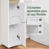 SoBuy BZR151-W Armario de Baño para Espacios Estrechos Blanco 20x96x20 cm