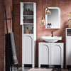 SoBuy BZR163-W Armario Alto de Baño con 1 Compartimento Abierto