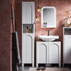 SoBuy BZR163-W Armario Alto de Baño con 1 Compartimento Abierto