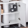 SoBuy BZR164-W Mueble para Debajo del Lavabo con 2 Puertas
