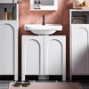 SoBuy BZR164-W Mueble para Debajo del Lavabo con 2 Puertas