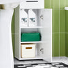 SoBuy BZR166-W Armario para Baño Alto Blanco 31 x 30 x 182 cm