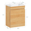 SoBuy BZR169-N Armario Colgante para Baño con Lavabo 41 x 25 x 52 cm