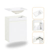 SoBuy BZR170-SET Conjunto de Muebles de baño Armario con Espejo Blanco