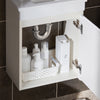 SoBuy BZR170-SET Conjunto de Muebles de baño Armario con Espejo Blanco