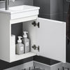 SoBuy BZR170-W Armario con lavabo para baño Blanco 41 x 25 x 52 cm