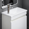 SoBuy BZR170-W Armario con lavabo para baño Blanco 41 x 25 x 52 cm