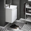 SoBuy BZR170-W Armario con lavabo para baño Blanco 41 x 25 x 52 cm
