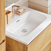SoBuy BZR174-N Armario con Lavabo Armario Colgante con 2 Cajones y 1 Lavabo 61 x 46 x 54 cm