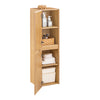 SoBuy BZR175-N Armario Alto de Baño Mueble Colgante con 2 Puertas 35 x 30 x 120 cm