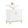 SoBuy BZR179-W Mueble bajo Lavabo L60 x P30 x H59 cm Blanco
