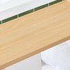 SoBuy BZR190-WN Mueble Portarrollos de Papel Higiénico con Ruedas Blanco y Natural 60x20x71cm