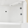 SoBuy BZR194-W Mueble de baño de Esquina con 1 cajón y 1 Puerta Blanco 44 x 31 x 80 cm