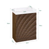 SoBuy BZR197-N Armario Colgante para Cuarto de Baño con 1 Puerta y 1 Lavabo Marrón 40 x 22 x 56 cm