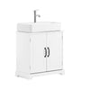 SoBuy BZR205-W Armario de Baño Mueble Bajo Lavabo 60cm MDF