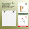 SoBuy BZR205-W Armario de Baño Mueble Bajo Lavabo 60cm MDF
