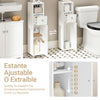 SoBuy BZR219-W Armario Estrecho de Baño 20x20 cm Sostenedor de papel Higiénico