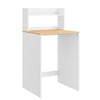SoBuy BZR224-WN Mueble Lavadora con Barandilla Anticaída 66x60x127 cm Blanco