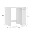 SoBuy BZR229-W Mueble lavadora y secadora con puerta Armario para lavadora con cajón Blanco