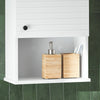 SoBuy BZR25-W Armario de baño de Pared con 1 Puerta