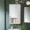 SoBuy BZR25-W Armario de baño de Pared con 1 Puerta