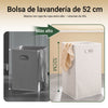 SoBuy BZR33-II-SCH Cesto para Ropa Sucia con 2 Cestos y 2 Cajones Negro