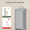SoBuy BZR34-HG Mueble columna para Baño Armario alto de baño Gris
