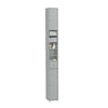 SoBuy BZR34-II-HG Mueble columna para Baño Armario alto de baño Gris