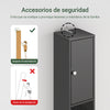 SoBuy BZR34-II-SCH Mueble Columna de Baño con 2 Puertas y 1 cajón Negro