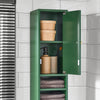 SoBuy BZR34-II-SY Mueble Columna de Baño con 5 Estantes Verde