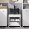 SoBuy BZR98-W Mueble para Debajo del Lavabo Blanco 60 x 35 x 60 cm